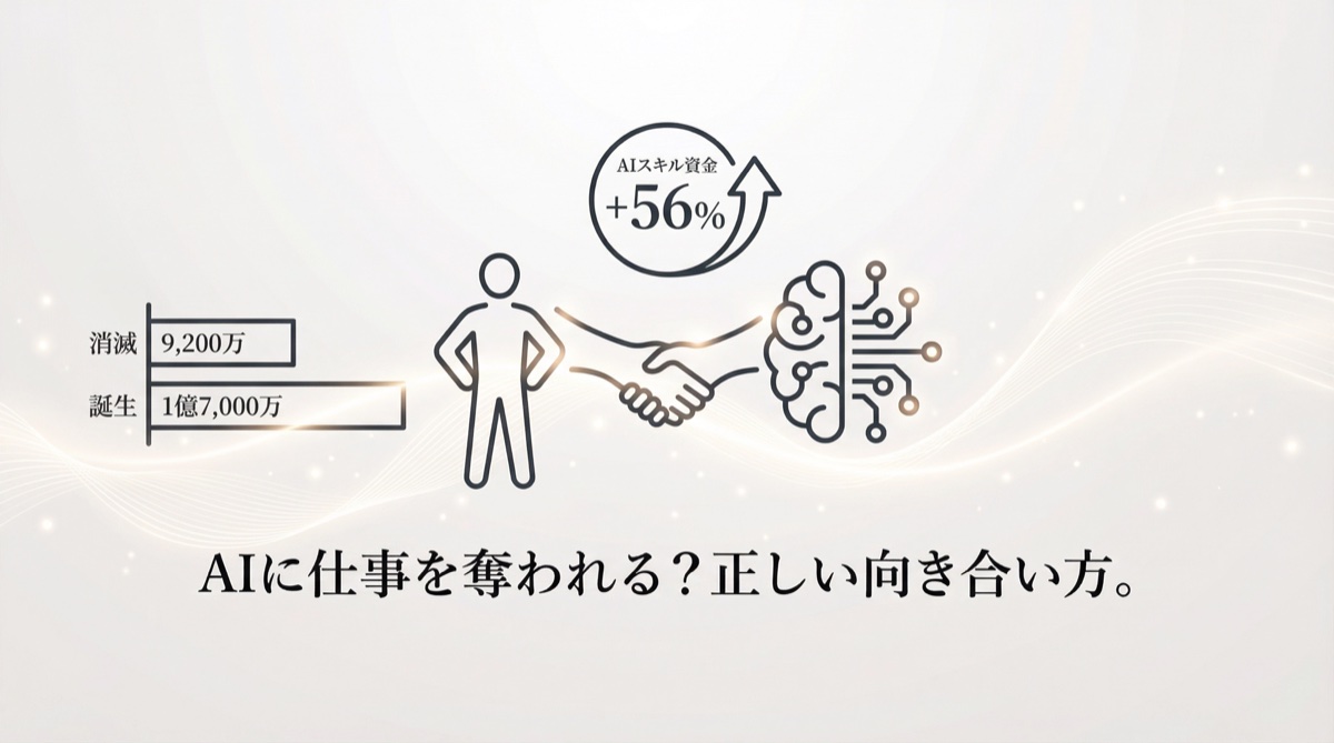 AIに仕事を奪われる？ ― 正しい向き合い方